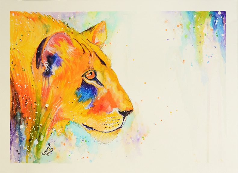 Cindy Porter - Unframed Watercolour